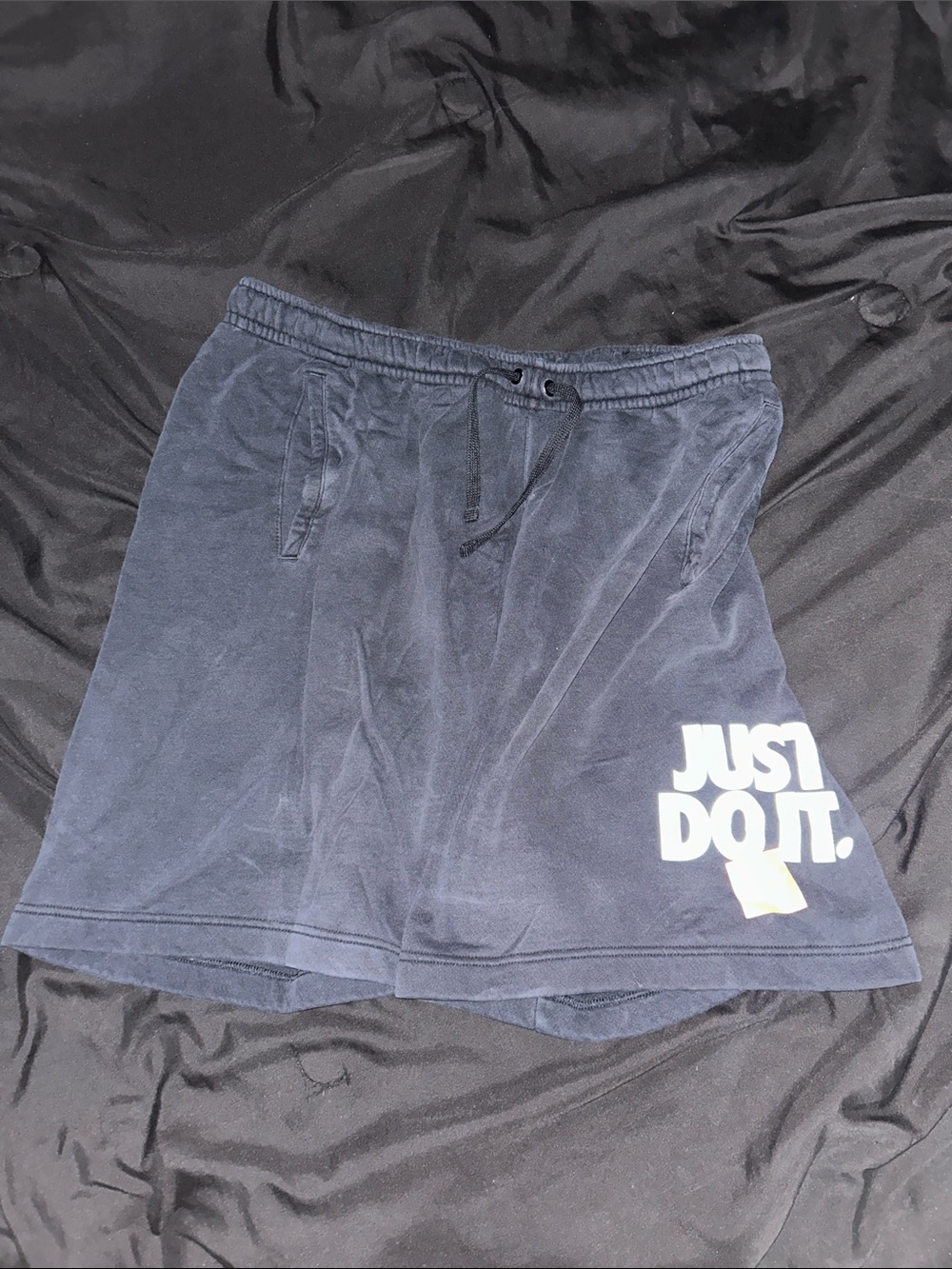 Nike Men’s Dark Blue 'Just Do It.' Fleece Athletic Shorts